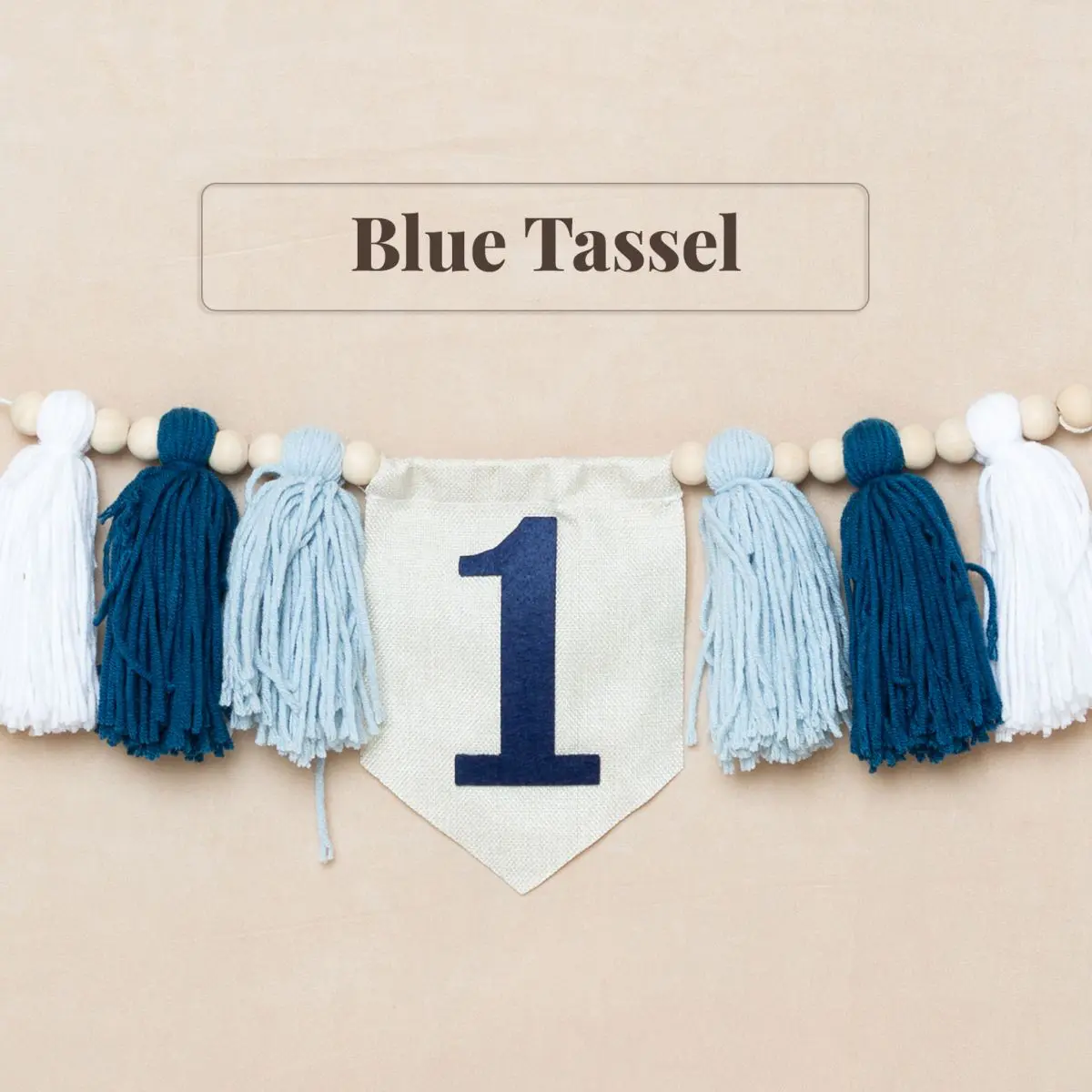 Blue Tassel Bunting