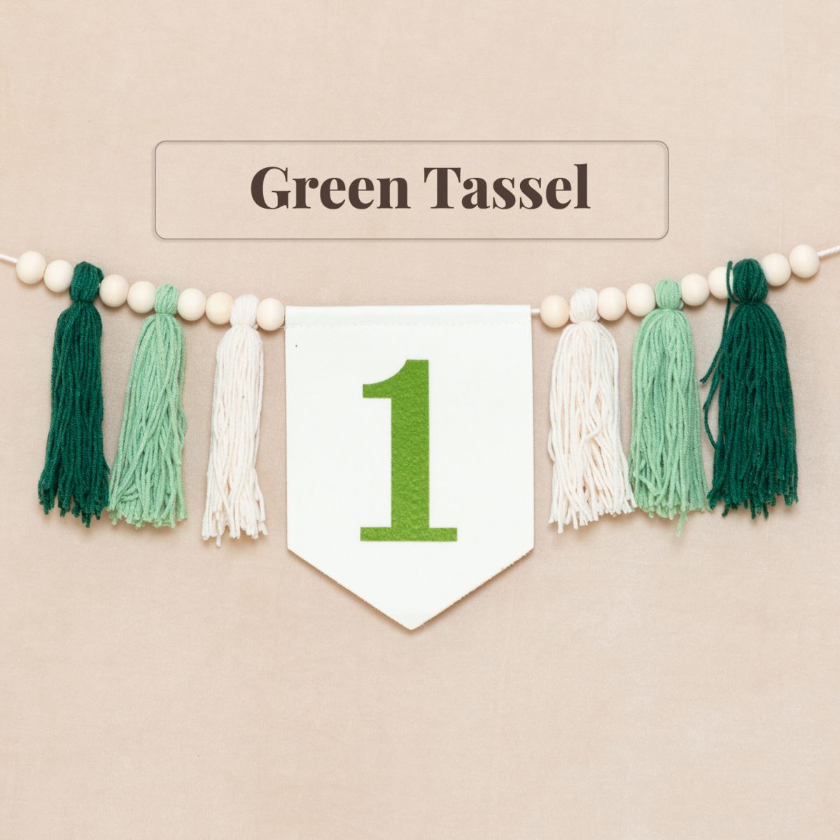 Studio Bunting – Green Tassel