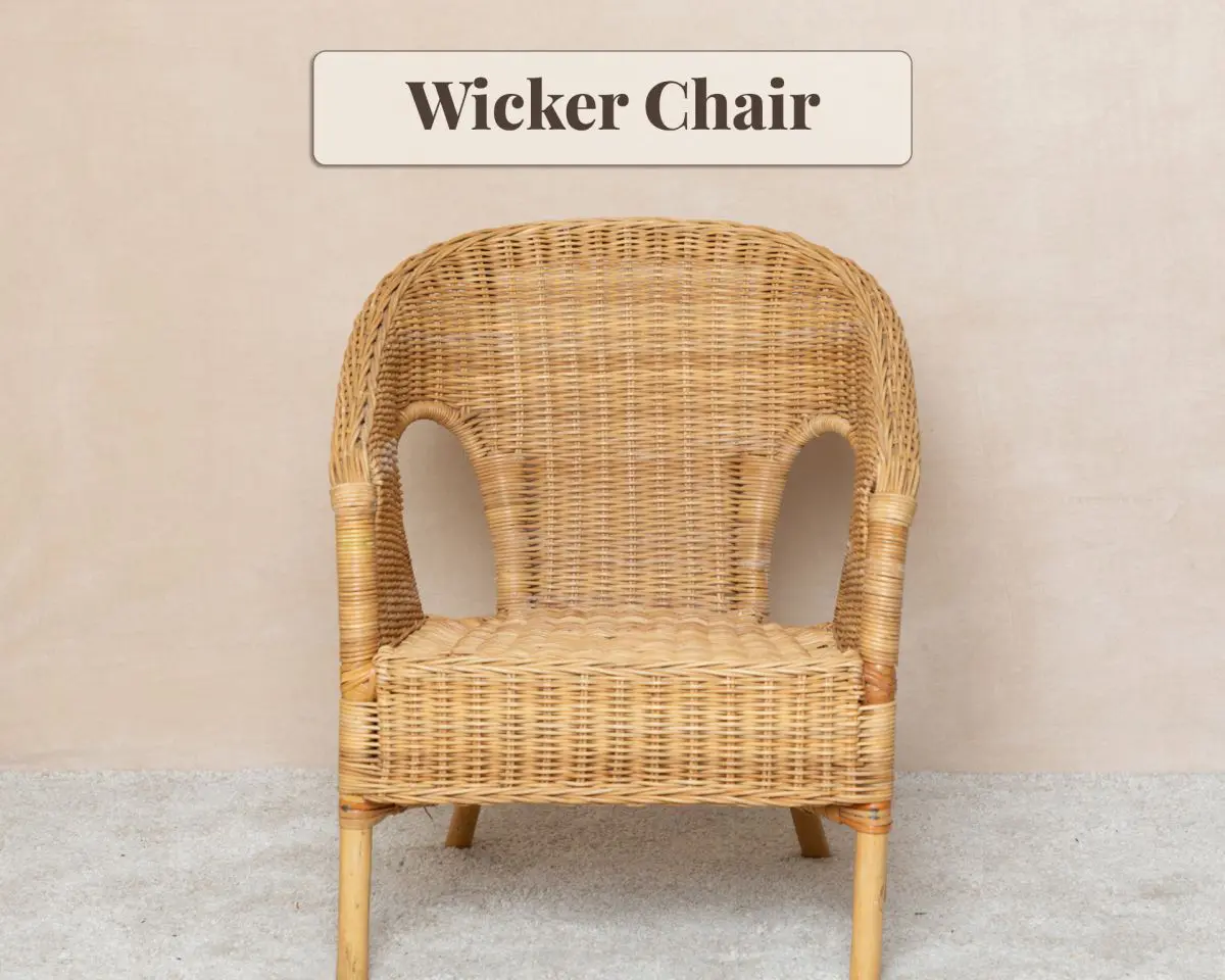 Studio Props Wicker Chair