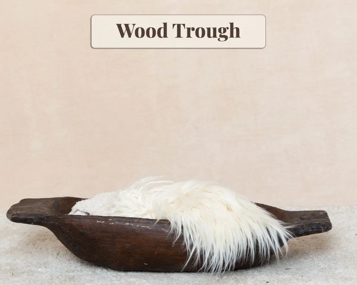 Studio Props Wood Trough