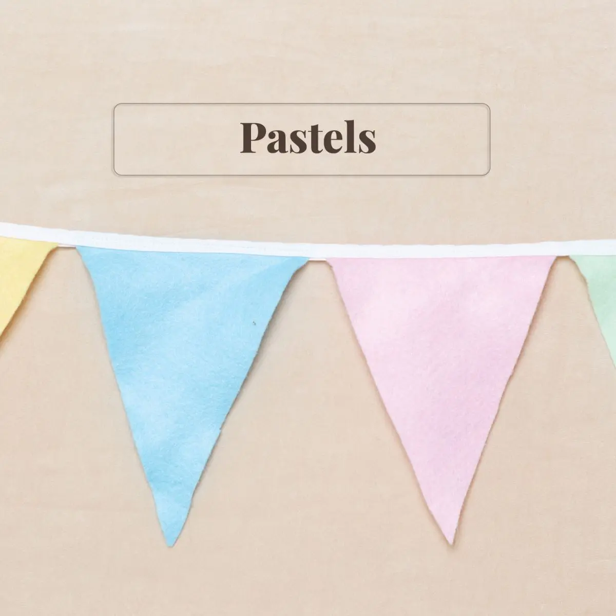 Pastel Bunting