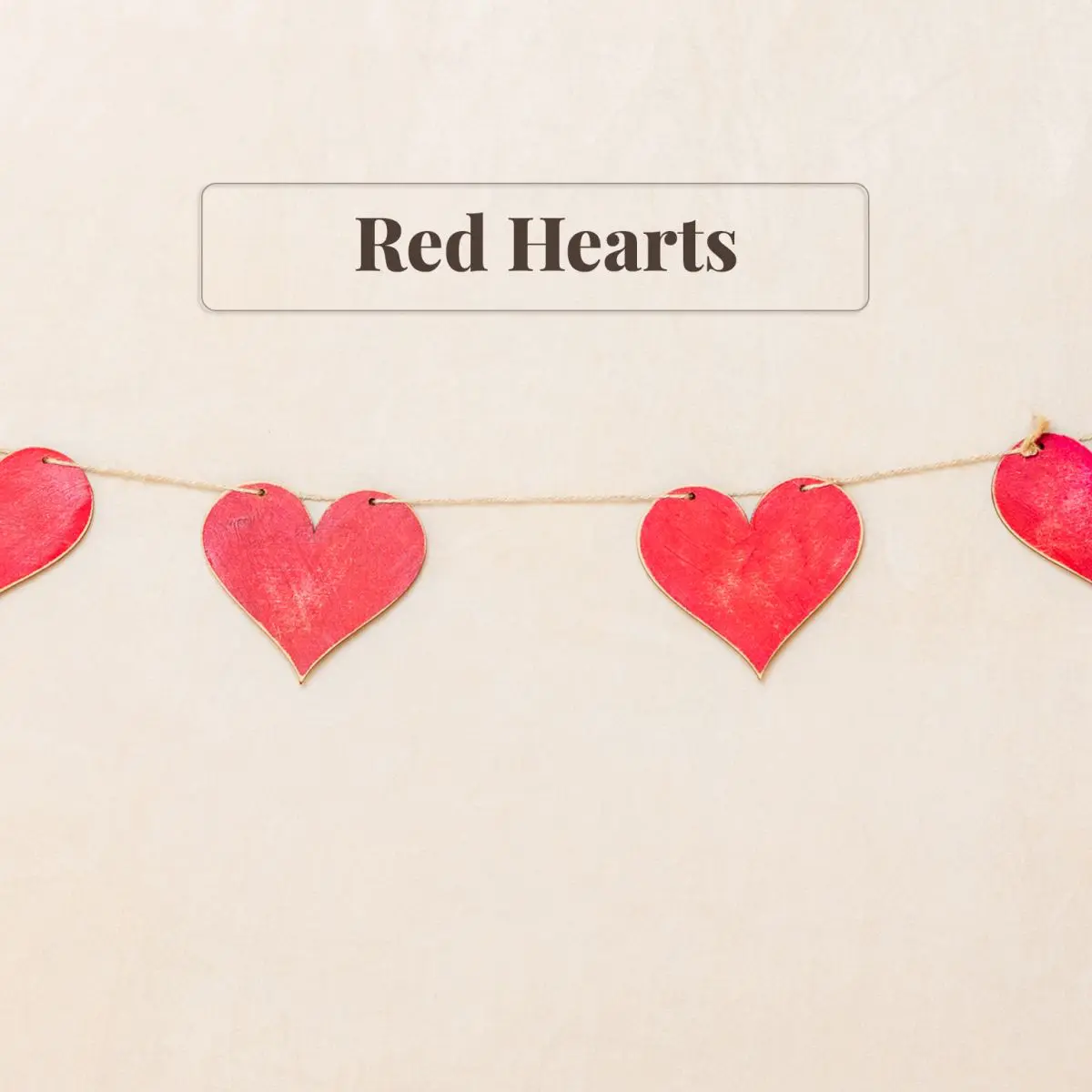 Red Heart Bunting