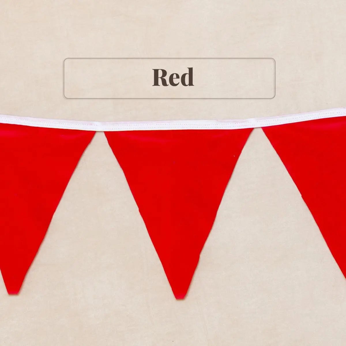 Studio Bunting - Red