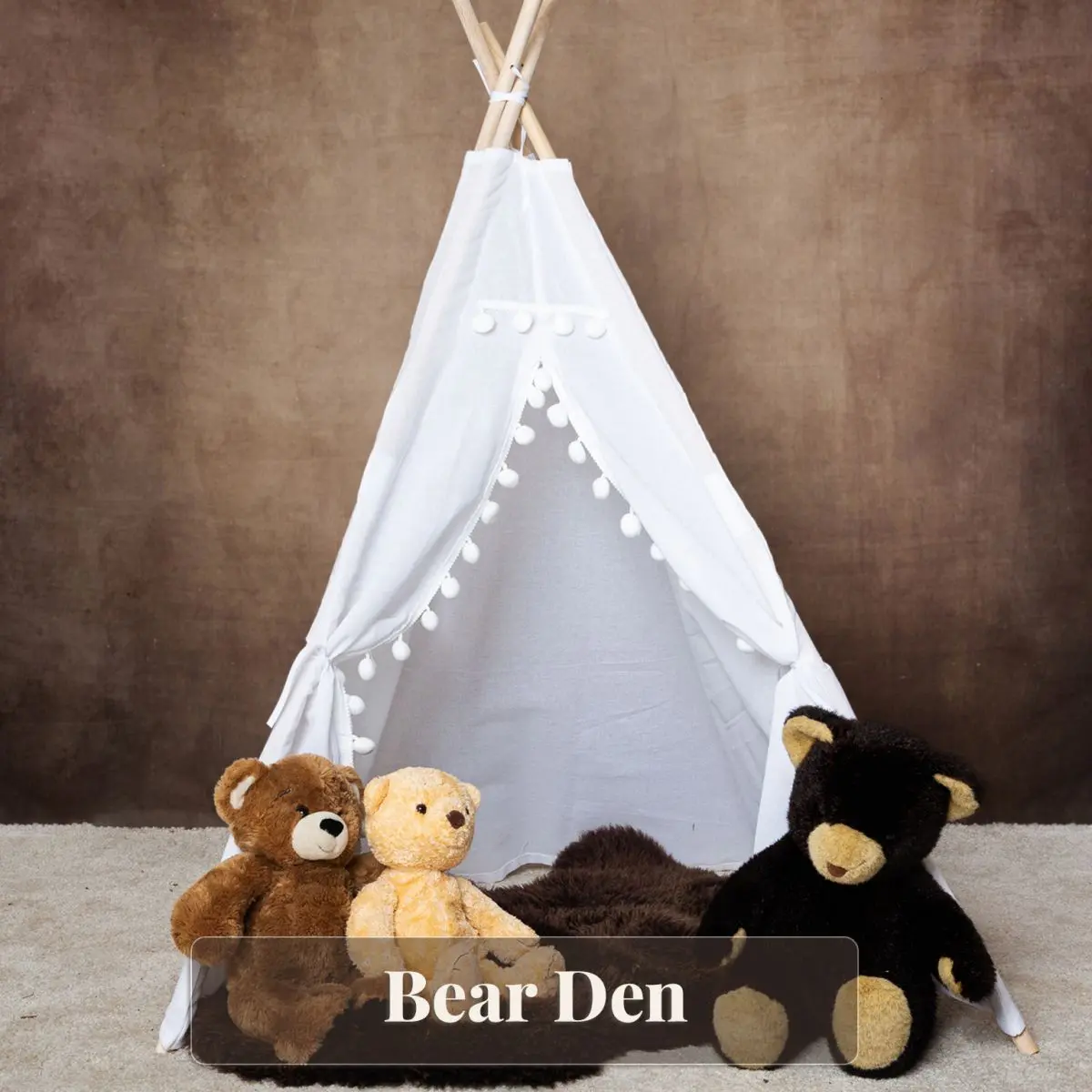 Teepee set up - Bear Den