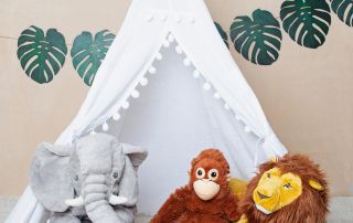 Teepee set up - Jungle