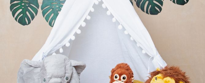 Teepee set up - Jungle