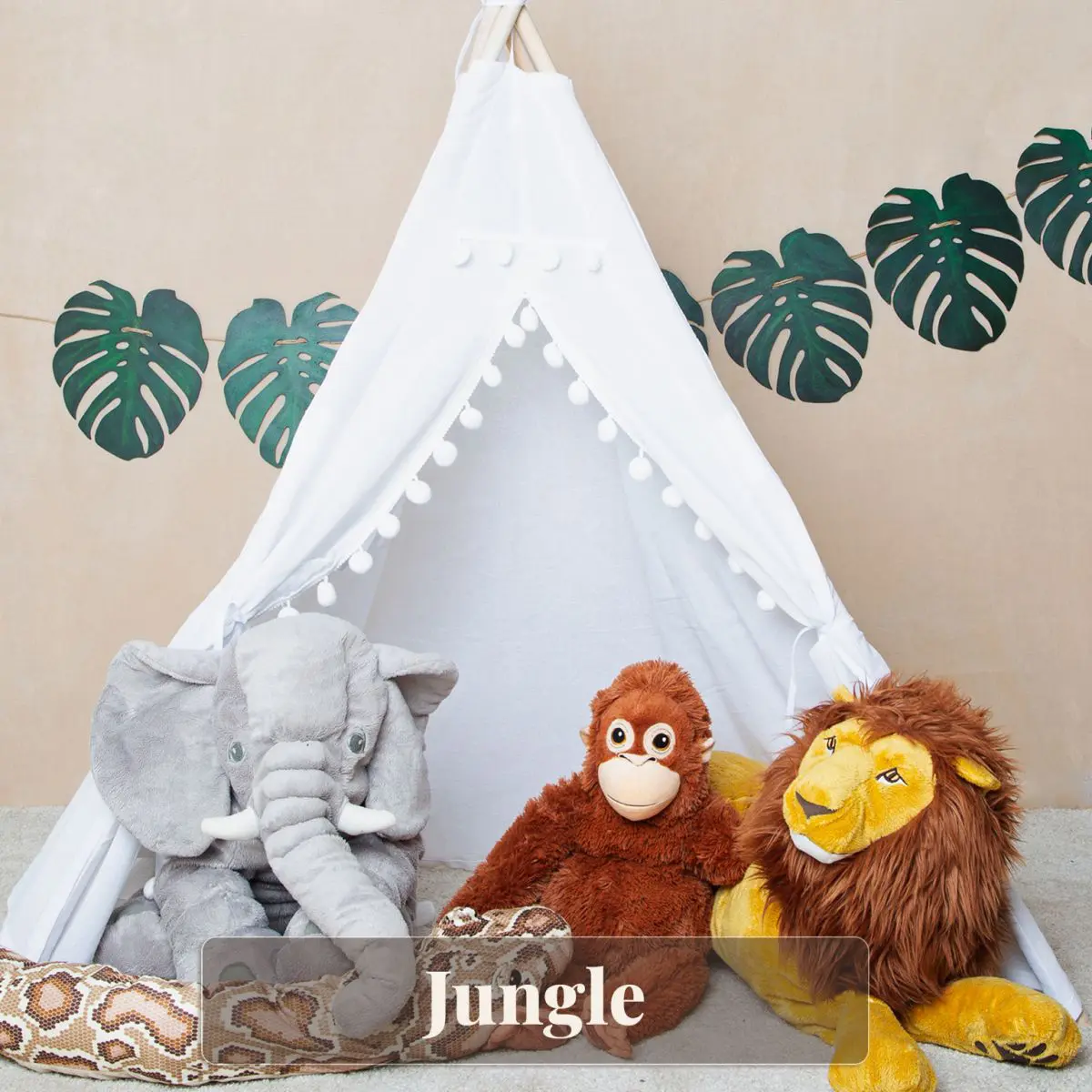 Teepee set up - Jungle