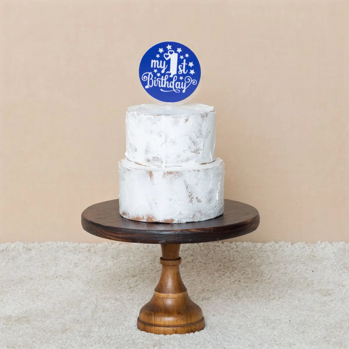 Cake Smash Topper Deluxe Blue