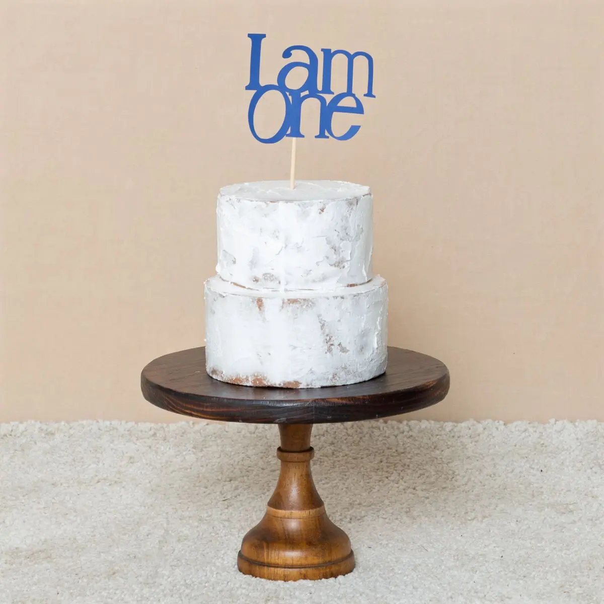 Cake Smash Topper Standard Blue