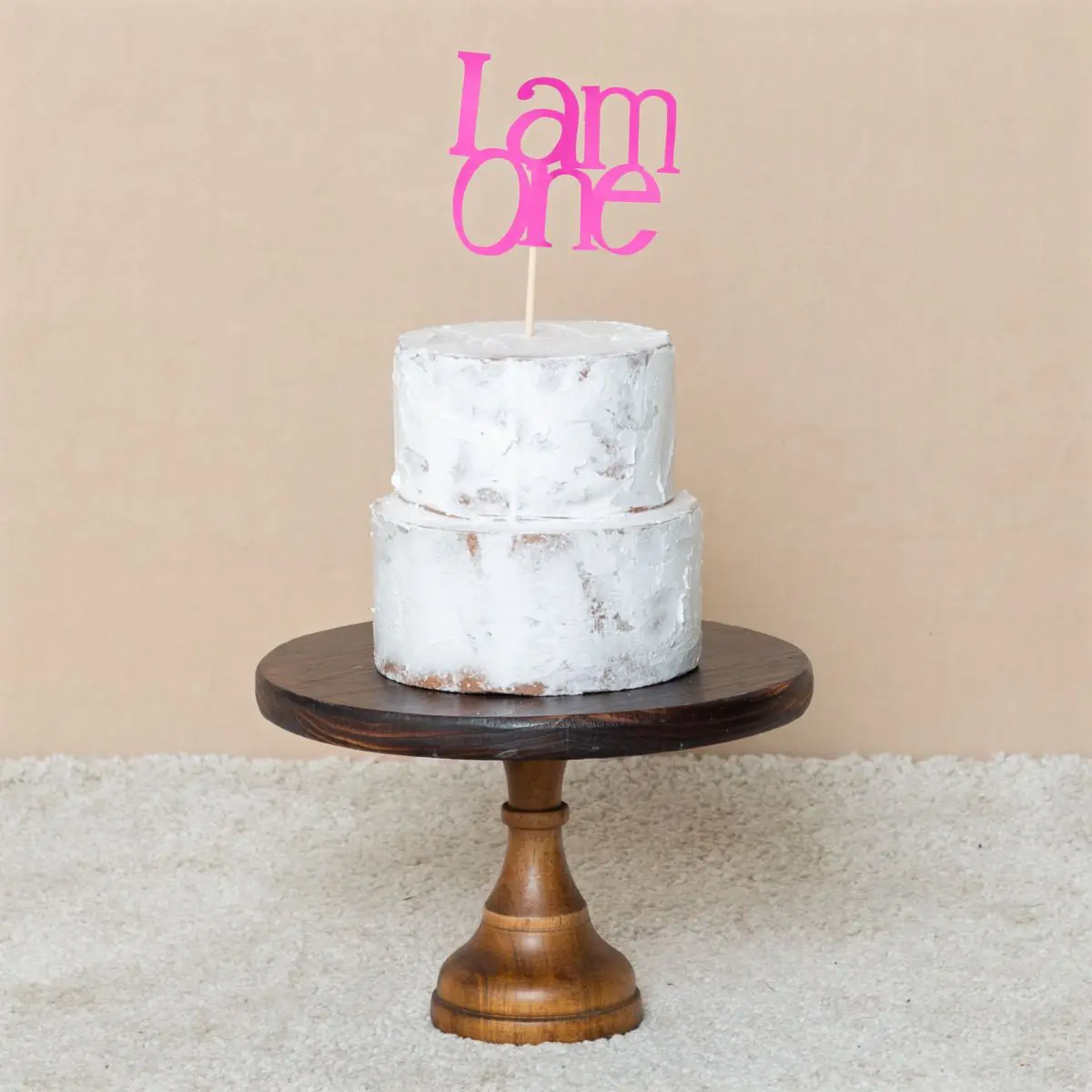 Cake Smash Topper Standard Pink