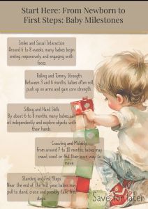 a simple guide to baby milestones in the first year