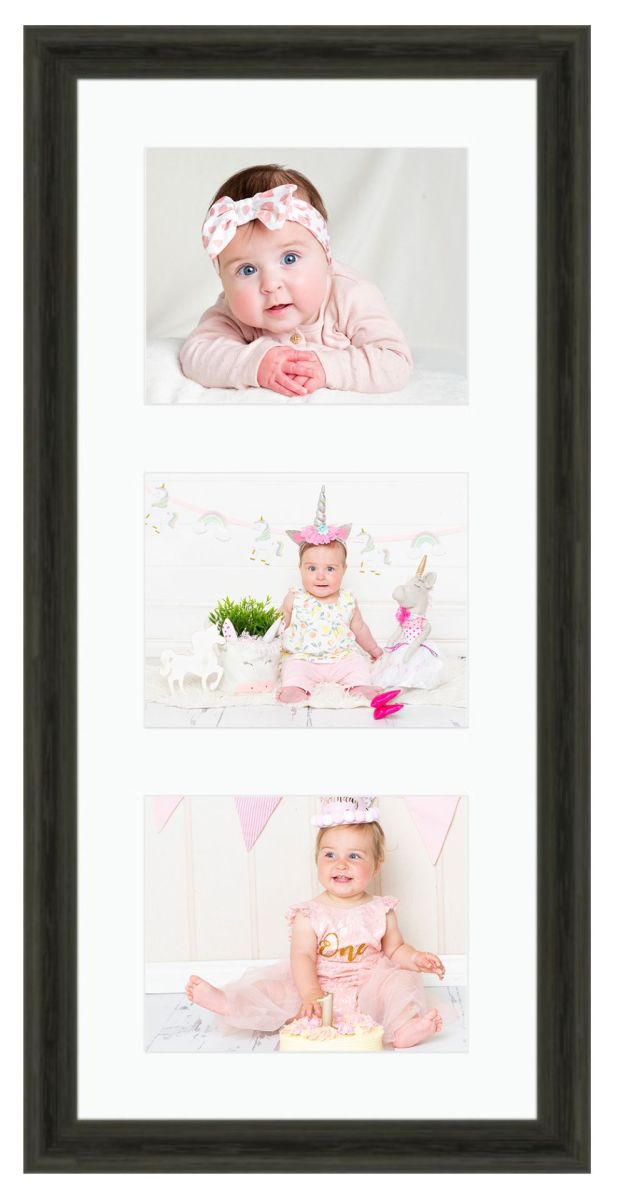 Baby Club Frame with a girl dressed in pink
