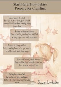 signs that your baby is about to start crawling