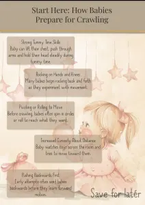 signs that your baby is about to start crawling