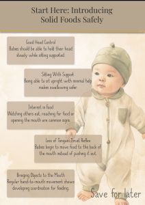 guide to signs that your baby is ready for solid foods