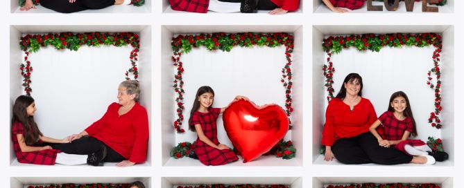 Image from Mother's Day in the Box photo shoot event with three generations