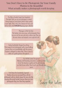 what to do if you think your family isn't photogenic