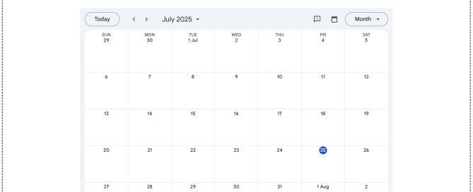 A screenshot of my add my calendar to your calendar facility