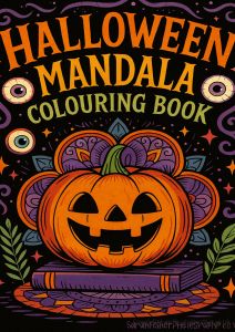 Free Printable - Halloween Mandala Colouring Book