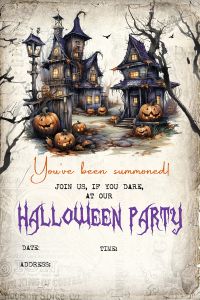 Free Printable - Halloween Party Invatation