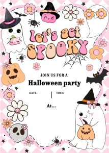 Free Printable - Halloween Party Invatation for Kids