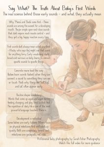 a simple guide to your baby's first words