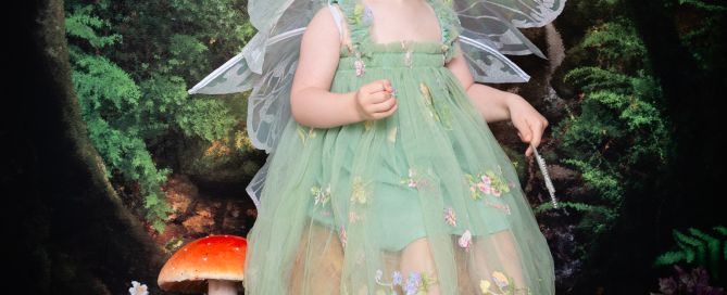 a little fairy in the studio in West Sussex