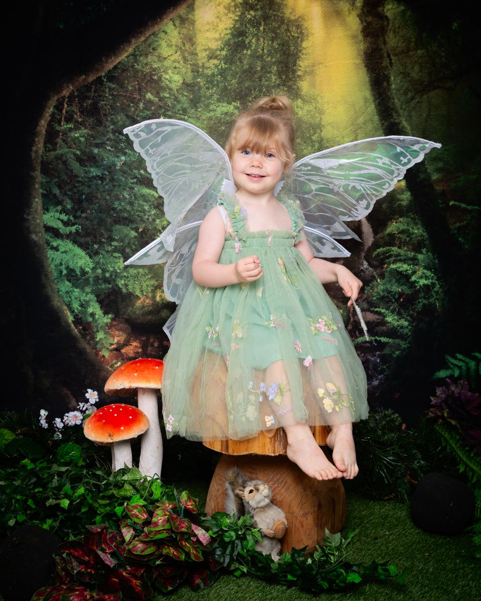 a little fairy in the studio in West Sussex