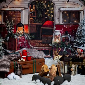 A happy campers scene from my West Sussex christmas mini shoots 1