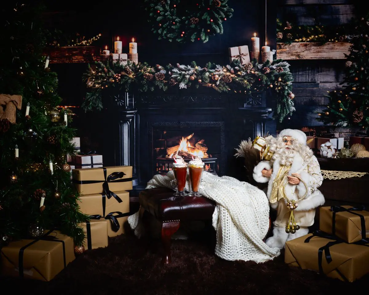 Festive Fireside set for Christmas Sussex Mini Photo Shoots Overview