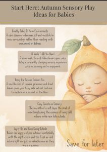 guide to autumn sensory play for babies