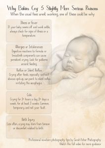 a guide to why babies cry