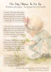 a guide to baby milestones