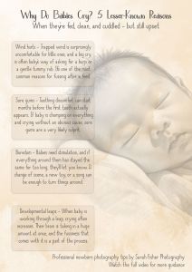 simple guide to why babies cry