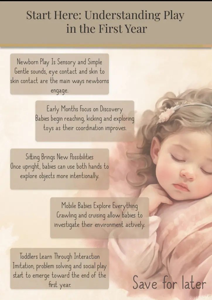 guide to how baby play changes in the first year