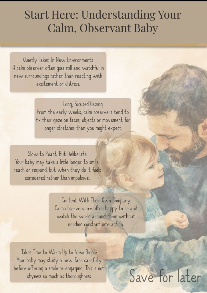 guide to signs that your baby is a calm observer