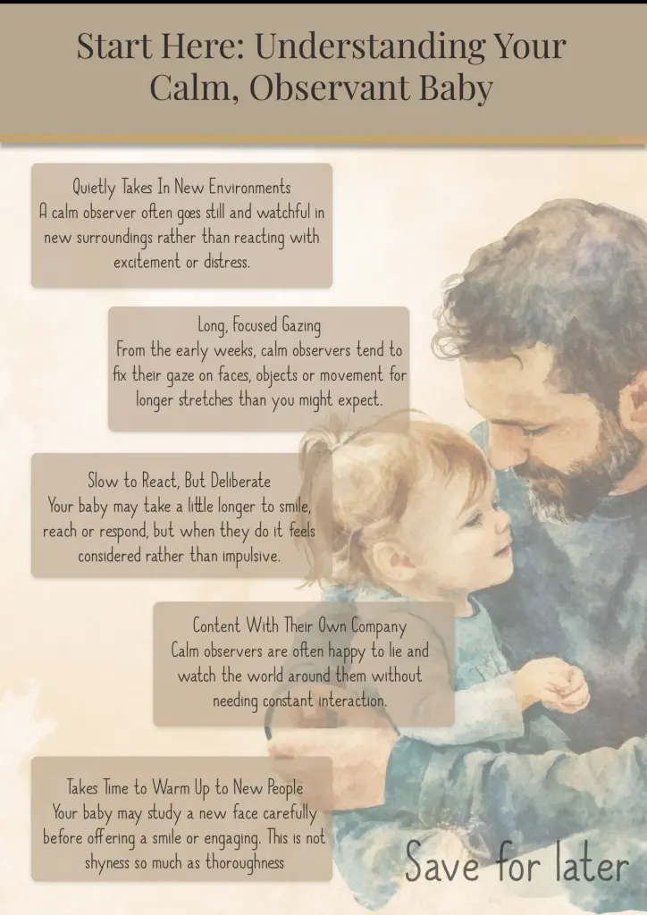 guide to signs that your baby is a calm observer