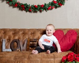 Valentines Day mini shoots West Sussex Child photographed during Sarah Fisher Photography Valentine’s mini session in West Sussex