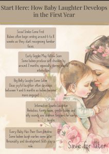 simple guide to when babies start laughing