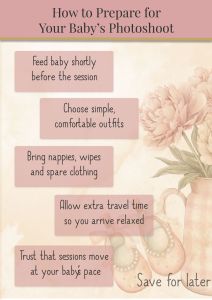 guide to preparing for your baby's photo shoot in West Sussex