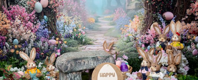 the 2026 easter set all setup and ready to go in West Sussex
