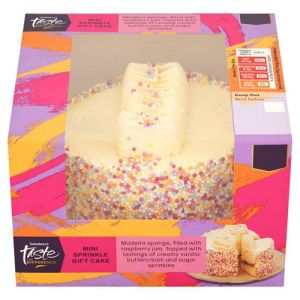 Sainsburys Mini Sprinkles Cake