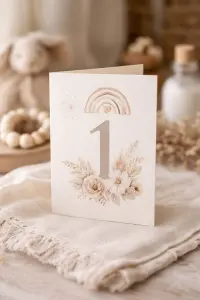 Time capsule ideas a first birthday card