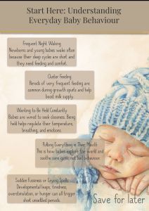 guide to normal baby behaviours