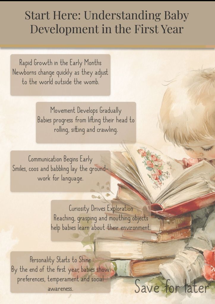 a guide to the first year of baby development