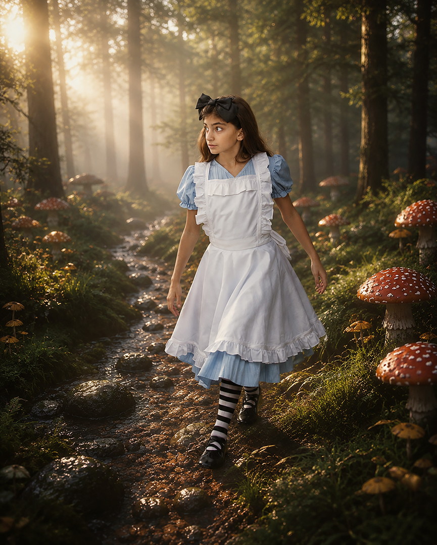 Alice in Wonderland Portrait Photos