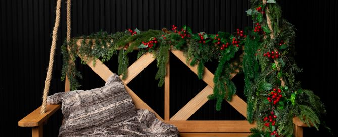 Pine swing christmas mini photo shoot set west sussex