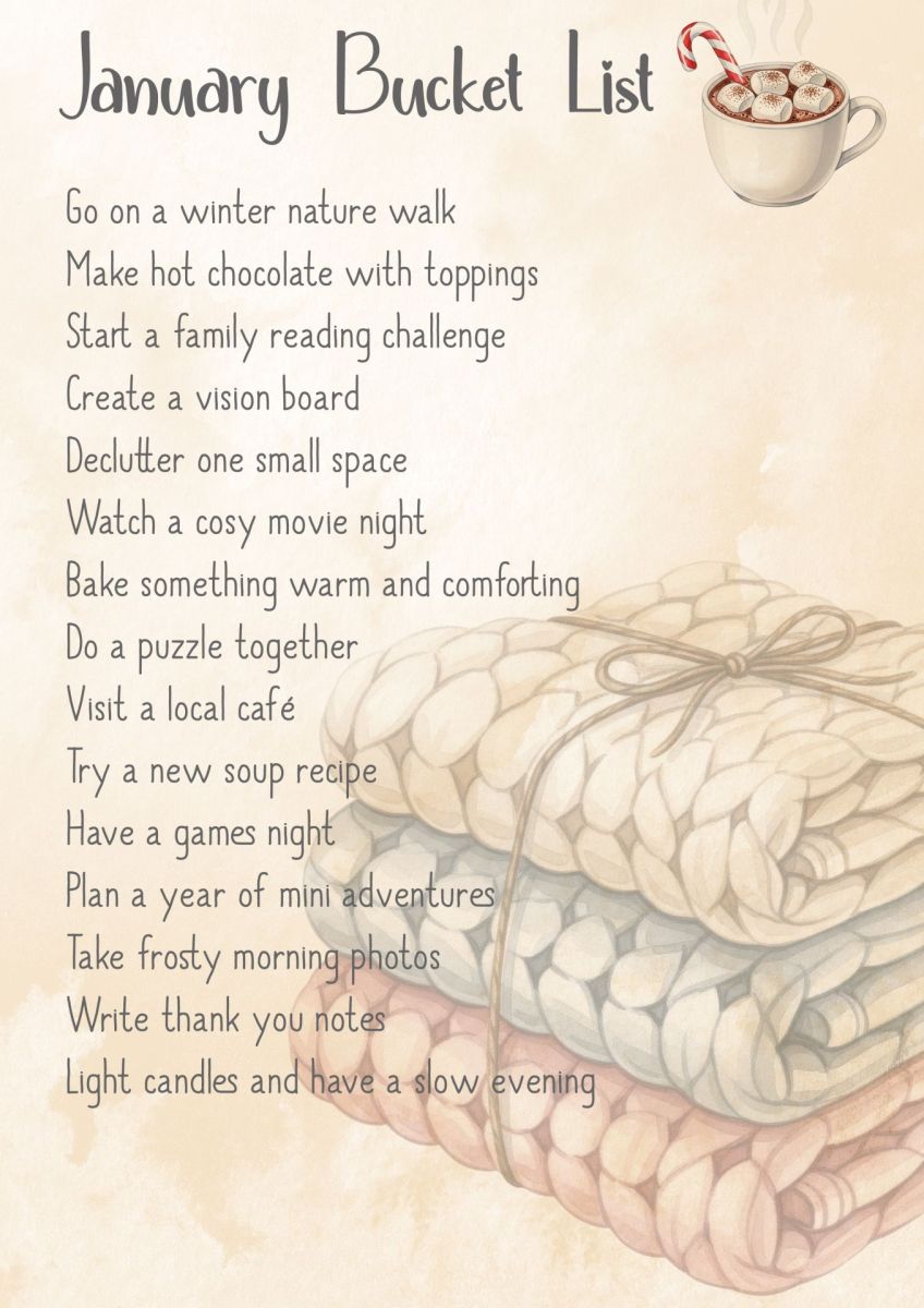 January family bucket list