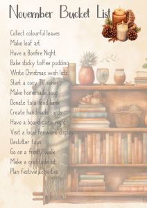 Family November Bucket List