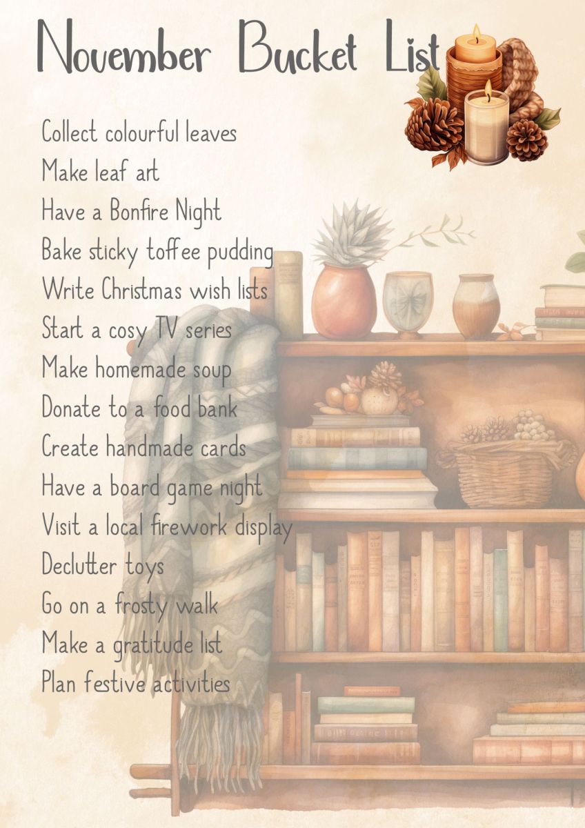Family November Bucket List